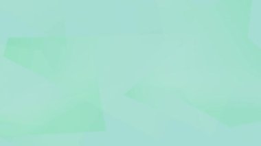 Açık yeşil soyut şekiller arkaplan grafik animasyonunu şekillendirir. Yüksek kalite 4k görüntü