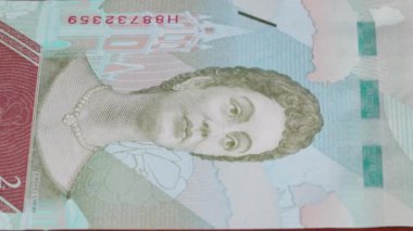 2 Venezuela Bolivares Güney Amerika ulusal para birimi yasal banknot tasarısı Merkez Bankası 2. Yüksek kalite 4k görüntü