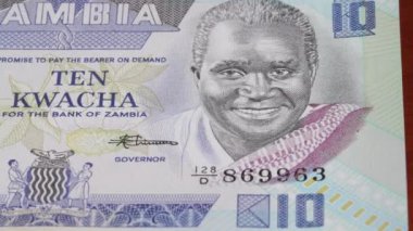 10 Zambiya kwacha Ulusal Para Birimi Yasal İhale Tasarısı Merkez Bankası 1. Yüksek kalite 4k görüntü