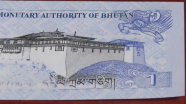 1 Bhutanese ngultrum ulusal para birimi. Yasal ihale tasarısı Merkez Bankası 2. Yüksek kalite 4k görüntü