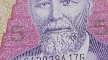 5 Guatemala quetzal ulusal para birimi yasal banknot tasarısı Merkez Bankası 4. Yüksek kalite 4k görüntü