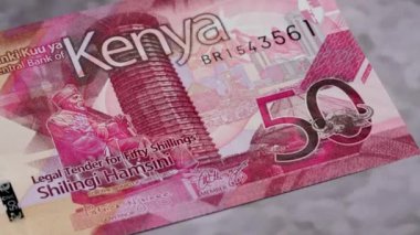 50 Kenya şilini ulusal para, yasal ihale, banknot, Merkez Bankası 5. Yüksek kalite 4k görüntü