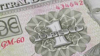 1 Küba Pezosu Ulusal Para Birimi Yasal İhale Tasarısı Merkez Bankası 3. Yüksek kalite 4k görüntü