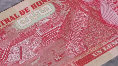 1 Honduras lempirası ulusal para birimi yasal ihale banknot tasarısı Merkez Bankası 1. Yüksek kalite 4k görüntü