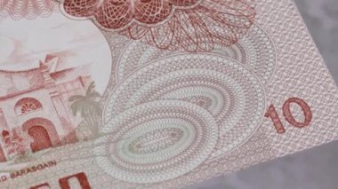 10 Filipin pesosu ulusal para birimi yasal ihale banknot tasarısı merkez bankası 5. Yüksek kalite 4k görüntü
