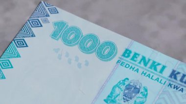 1.000 Tanzanya şilini TZS ulusal para birimi yasal ihale faturası merkez bankası 6. Yüksek kalite 4k görüntü