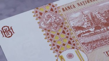 1 Moldova Leu ulusal para birimi yasal ihale banknot tasarısı merkez bankası 6. Yüksek kalite 4k görüntü