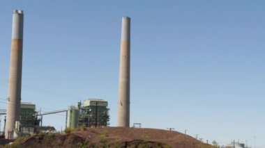 Cholla kömür elektrik santrali Joseph City Arizona dış hat 1. Yüksek kalite 4k görüntü