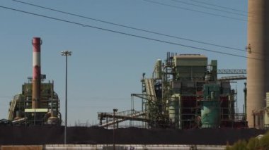 2 Cholla kömür santrali Joseph City Arizona dış yazı işleri. Yüksek kalite 4k görüntü
