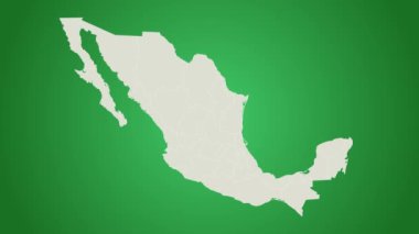 Veracruz Devlet Haritası Meksika Yakınlaştırma Animasyonu, Detaylı Coğrafi ve Harita Hazırlama. Yüksek kalite 4k görüntü