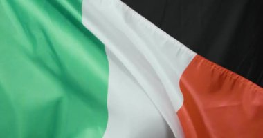 Bu video bayraklar aracılığıyla ulusal gururu gösteriyor. Önce BAE bayrağı, sonra İtalya 'nın canlı bayrağına geçiş ve Ireland' ın zengin bayrağı ile sona eriyor, çeşitlilik ve birliği kutluyor.