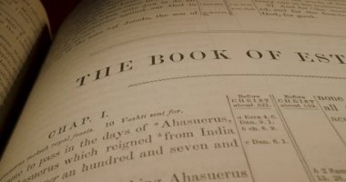 Bu video Esther Kitabı 'nın önemini, inanç ve umut temalarını detaylı yakın çekim çekimleri yoluyla vurguluyor.