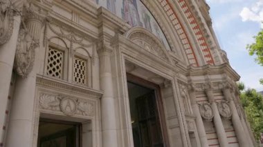 Westminster Katedrali Mimari Giriş Detayları. Yüksek kalite 4k görüntü