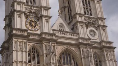 Londra, İngiltere 27 Temmuz 2025: Westminster Abbey Londra Gotik Katedral Kilisesi İngiltere