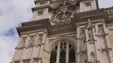 Londra, İngiltere 27 Temmuz 2025: Westminster Abbey Londra Gotik Katedral Kilisesi İngiltere