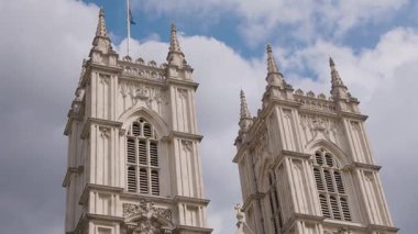 Londra, İngiltere 27 Temmuz 2025: Westminster Abbey Londra Gotik Katedral Kilisesi İngiltere