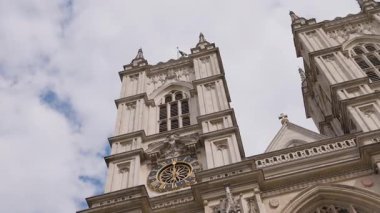 Londra, İngiltere 27 Temmuz 2025: Westminster Abbey Londra Gotik Katedral Kilisesi İngiltere