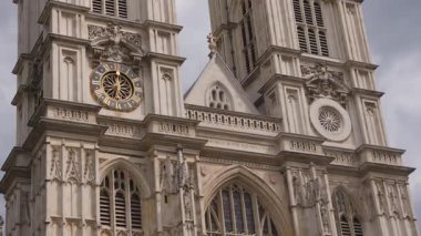 Londra, İngiltere 27 Temmuz 2025: Westminster Abbey Londra Gotik Katedral Kilisesi İngiltere