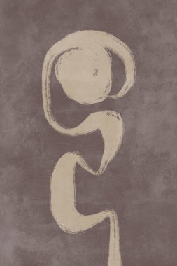 Basılabilir duvar resimleri poster baskısı. İskandinav iç tasarımı için el çizimi minimalizm tasarımı. 