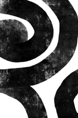 Basılabilir duvar resimleri poster baskısı. İskandinav iç tasarımı için el çizimi minimalizm tasarımı. 