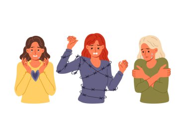 Depresyondaki kadınlar zihinsel sorunlar yüzünden acı ve umutsuzluk hissederler, gözyaşı dökerler ve dikenli tel yüzünden acı çekerler. Aile içi şiddet ve ayrımcılık mağduru kızlar umutsuzluktan kurtulmak için yardıma ihtiyaç duyarlar