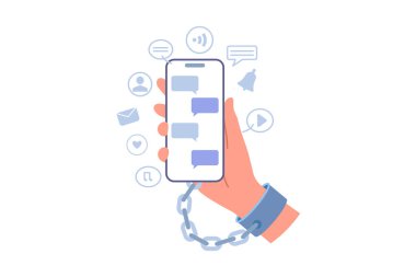 Kişisel bir şey değil. Sosyal ağ uygulamaları ve mobil cihazlarla ayrılma korkusuyla telefona zincirlenmiş. Online hizmetlere bağımlı akıllı telefon kullanıcılarında dijital bağımlılık ve nomofobi