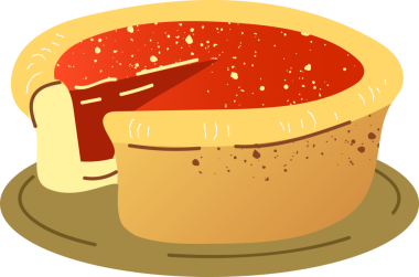 Fırından çilekli tatlı.