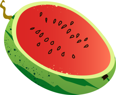 Kırmızılı karpuz kırmızısı organik