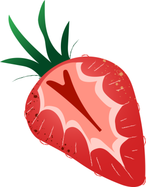 Çilekli taze organik çilek