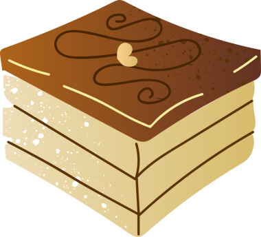 Tatlı kahvaltı için opera tatlısı.