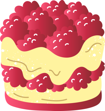 Ahududulu kek tatlı tatlı yemek