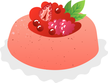 Tatlı kahvaltı için Savarin tatlısı