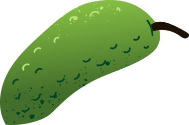 Tam parmak limonlu taze meyve.