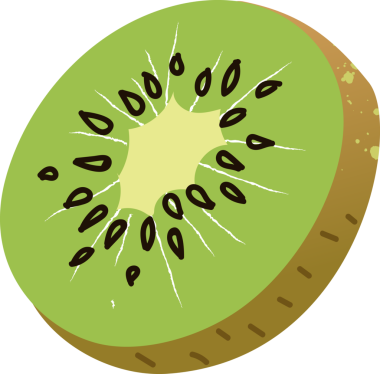 Parça kivi taze organik meyve