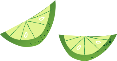 Parça limon taze organik meyve