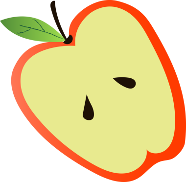 Parça kırmızı elma taze meyve