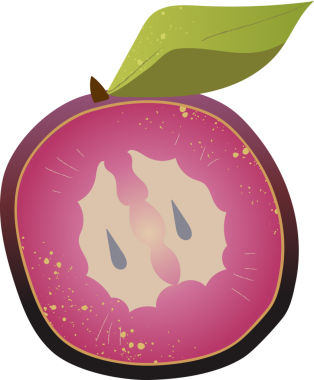 Yıldız elması taze meyve.