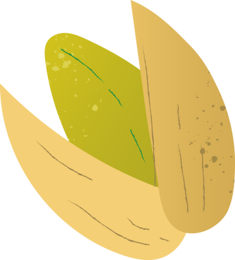 Fıstıklı taze organik fındık.