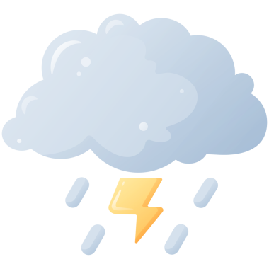 Hava tahmini, sağanak yağış ve gök gürültülü bulutlar