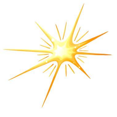 Uzayda sarı yıldız