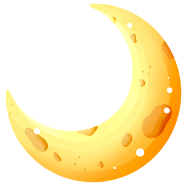 Gökyüzündeki sarı hilal