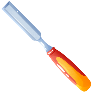 turuncu ve sarı bıçak