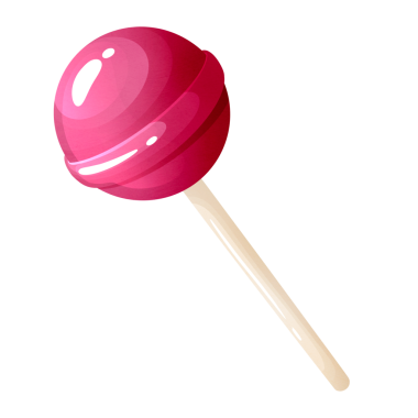 Lolipop simgesi, karikatür tarzı