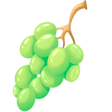 Üzüm simgesi, karikatür tarzı