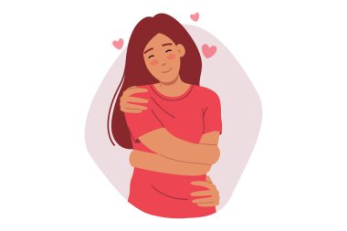 Ruh sağlığına duyulan sevgi ve saygı, kendi vücudunu kucaklayan bir kadın tarafından gösterilir. Kendini sevmek, kızın iyi bir ruh halinde olmasına yardımcı olur. Stres ve depresyondan kaçınmak ise kişiliğini mahveder..