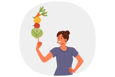 Doğru beslenme sayesinde kadınlar dengeli sebze ve meyve diyeti yaparak sağlıklı bir yaşam sürüyorlar. Vejetaryen kız vücudunu zehirden arındırmak ve aşırı kilo vermek için yeni bir diyet önerdi..