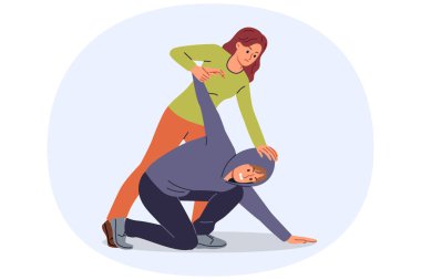 Kadın nefsi müdafaa tekniklerinin soyguncuyla savaştığını ve polis gelene kadar suçluları tuttuğunu biliyor. Kız için nefsi müdafaa eğitimi gece yürüyüşlerinde kendini savunmak için zaman ister.