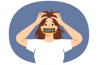 Korkmuş kadın kötü haber aldıktan sonra panikledi ve kafasını sıkıp müstehcen sözler söyledi. Kronik depresyonun başlamasını önlemek için kızda panik ve stresin psikologdan yardım alması gerekir.