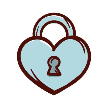 Kalp şeklinde bir kale. Beyaz arkaplanda vektör çizimi izole edildi. Bir kartpostal, poster ve afiş için düzenlenebilir unsur. Vektör illüstrasyonu