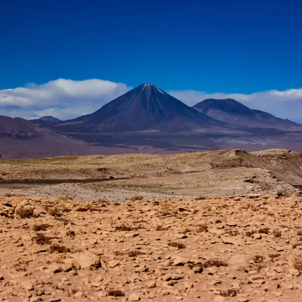 stock image Chilean Altiplano with mountains